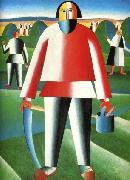 Kazimir Malevich Mower oil painting artist